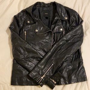 Faux Leather Jacket